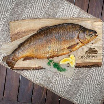 Карп копчёный